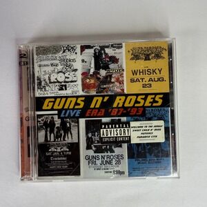 Guns N' Roses Live Era '87-'93 2 CD‎ Set Geffen Records Rock Music Album